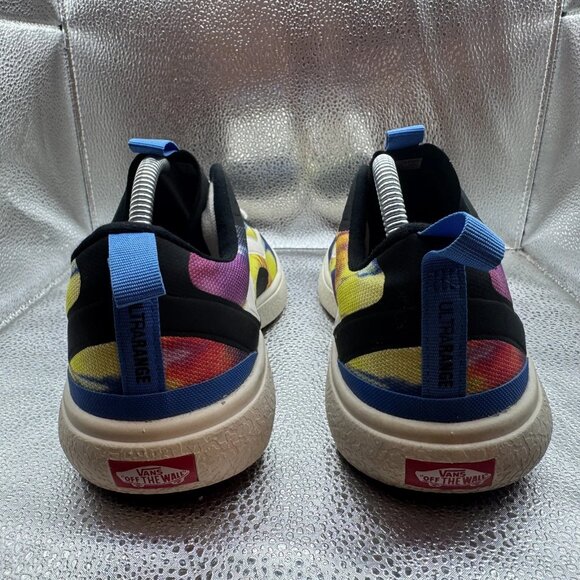Size M9.5/W11 Vans UltraRange Exo Unisex Black Marshmallow Low Top Tie Dye Shoes main image 11